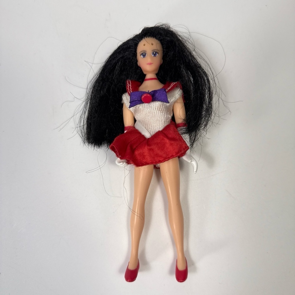 Sailor Mars Rei 6” Bandai action figure correct shoes no wand or tiara
